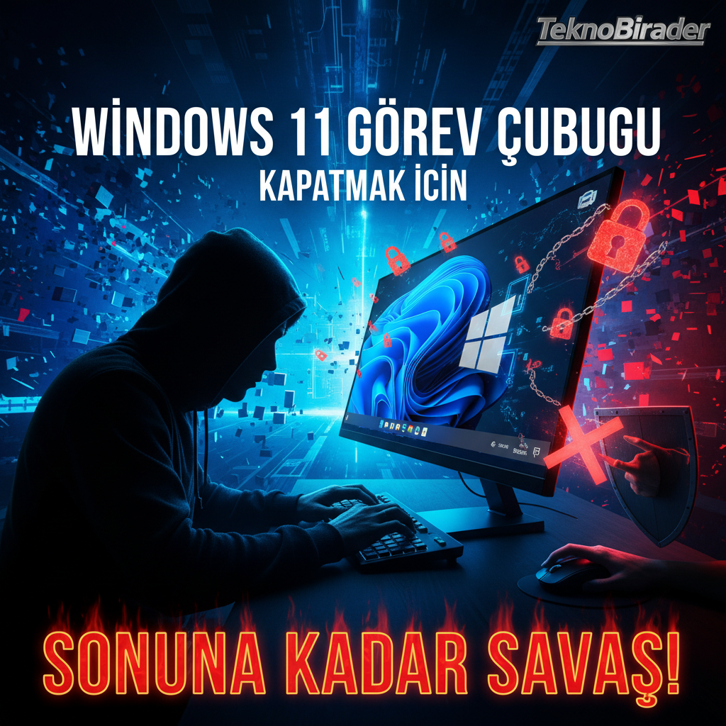 Windows 11 Görev Çubuğunu Kapatmak İçin Birileri “Sonuna Kadar” Savaşıyor!