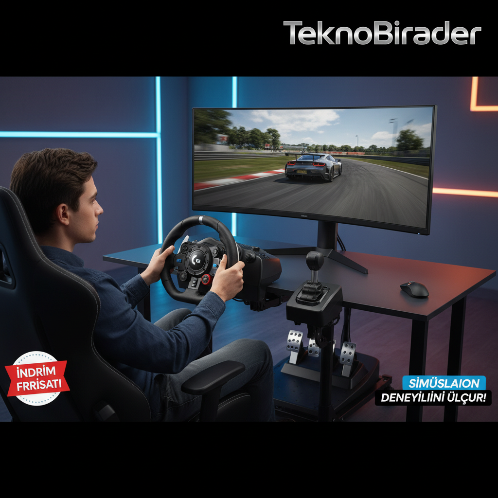 Logitech Yarış Seti İndirimiyle Simülasyon Deneyiminizi Uçurun!