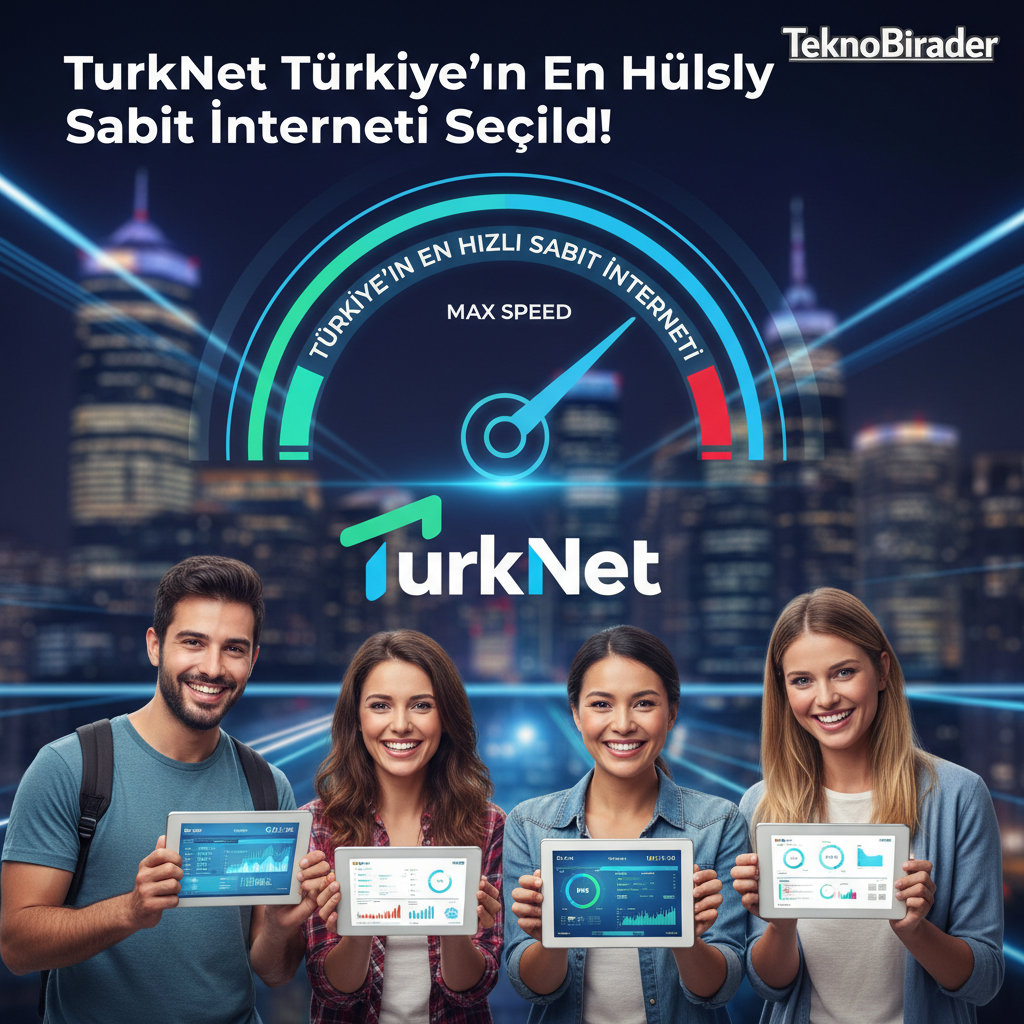 TurkNet Türkiye’nin En Hızlı Sabit İnterneti Seçildi!