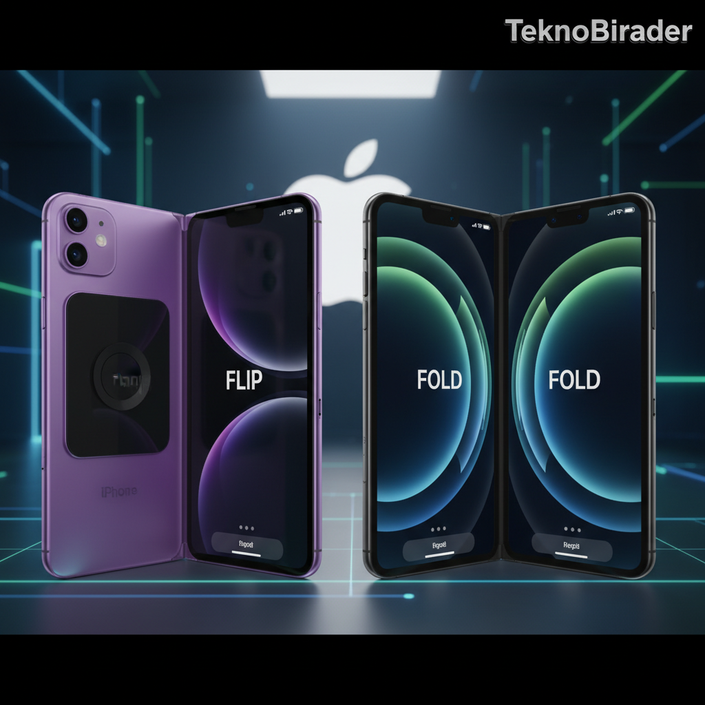 Apple’dan İki Katlanabilir iPhone Söylentisi: iPhone Flip ve iPhone Fold Geliyor Mu?