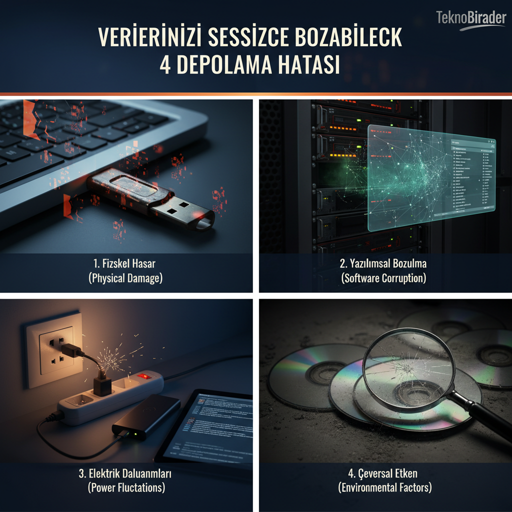 Verilerinizi Sessizce Bozabilecek 4 Depolama Hatası