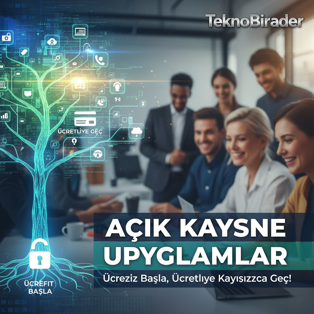 Açık Kaynak Uygulamalar: Ücretsiz Başla, Ücretliye Kayıtsızca Geç!