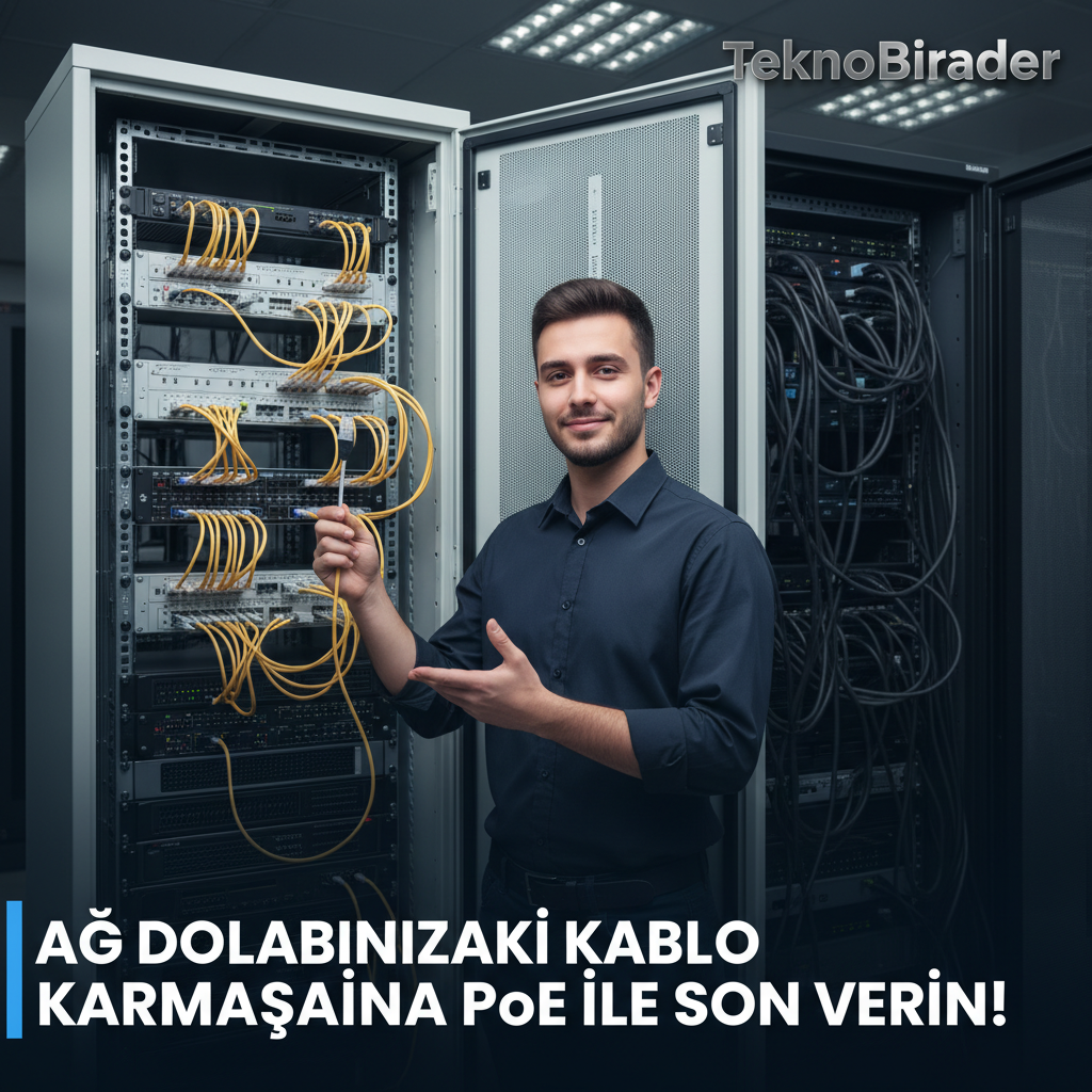 Ağ Dolabınızdaki Kablo Karmaşasına PoE ile Son Verin!