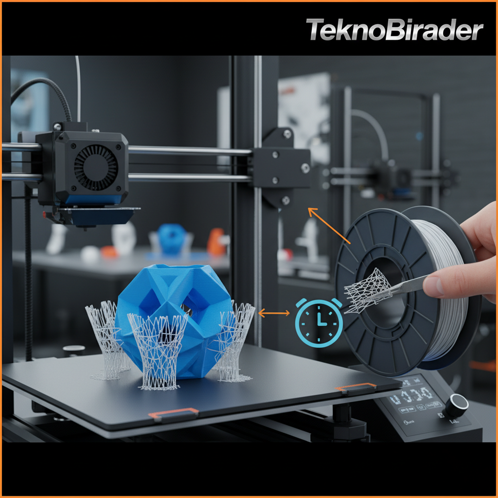 3D Yazıcılarda Gereksiz Destekleri Kaldırın: Filament ve Zaman Kazanın!