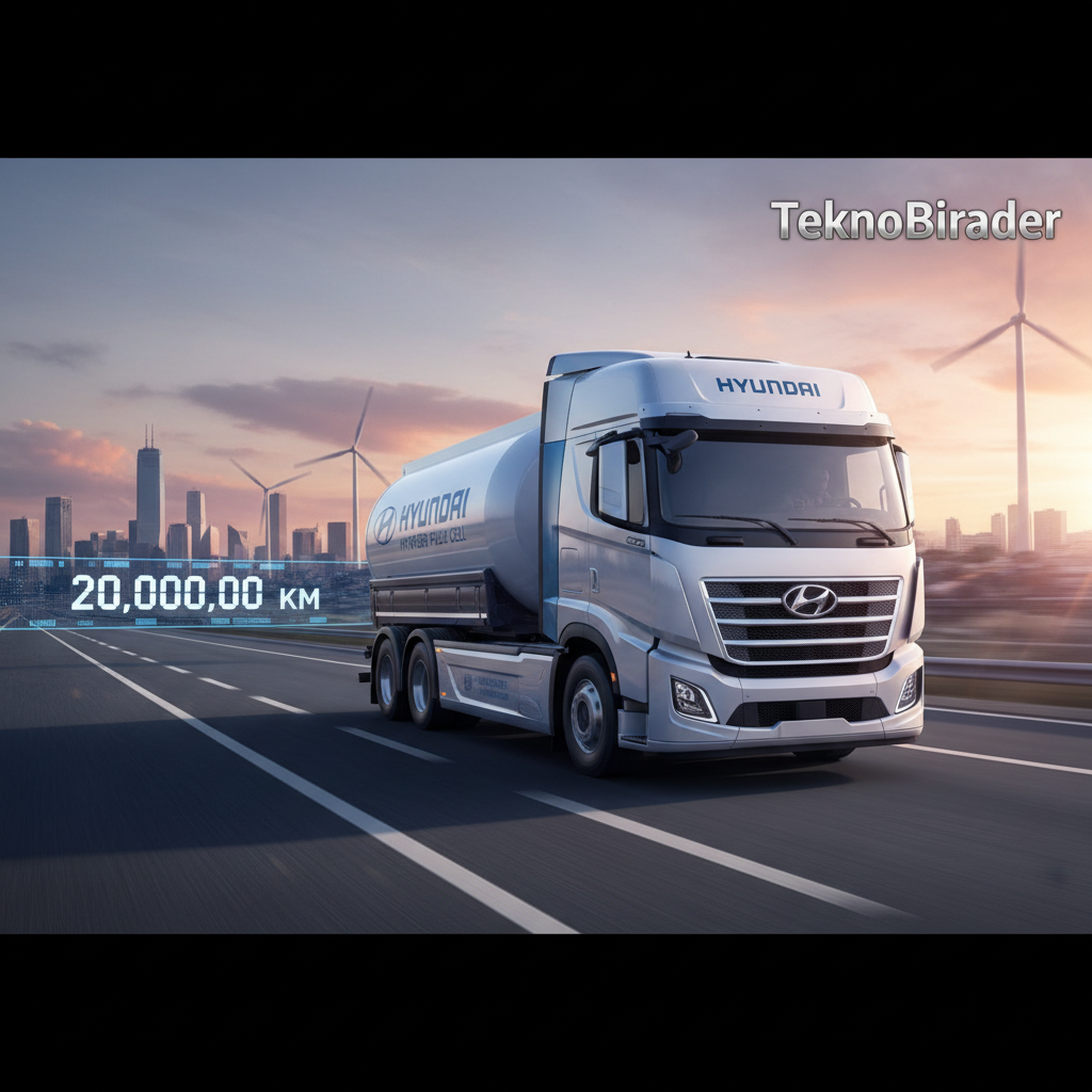 Hyundai’den Hidrojenli Kamyonlarda Dev Adım: 20 Milyon Km’ye Ulaşıldı!