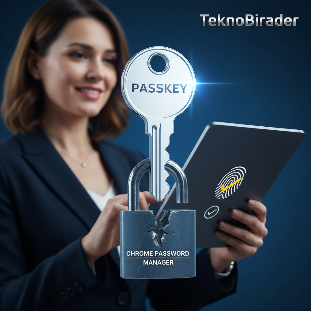 Chrome Şifre Yöneticisinden Kurtulun: Passkey’ler Artık Sizin Kontrolünüzde!