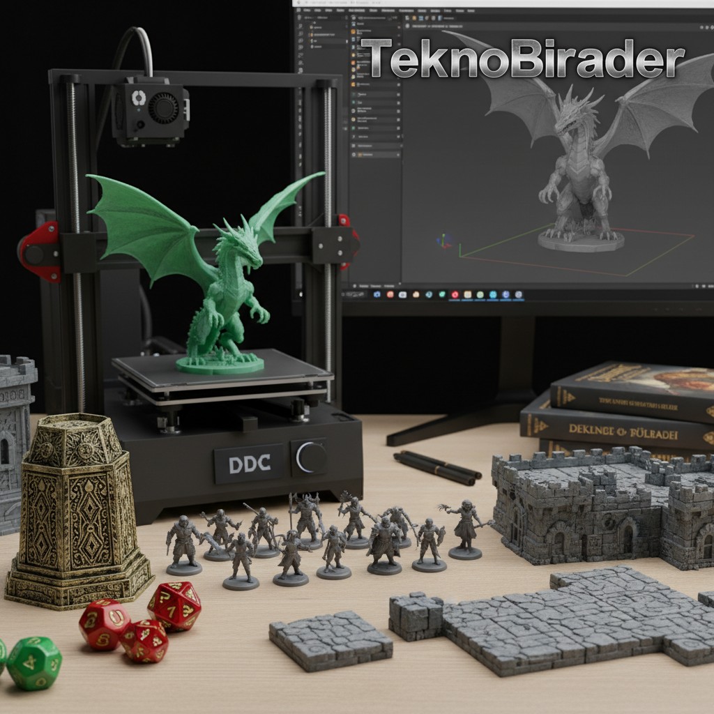 D&D Oyuncuları İçin 3D Yazıcıyla Hazırlanabilecek Eşyalar