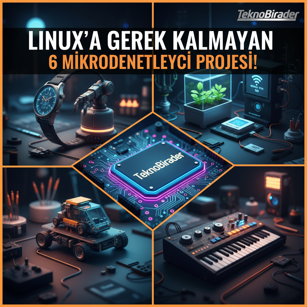 Linux’a Gerek Kalmayan 6 Mikrodenetleyici Projesi!