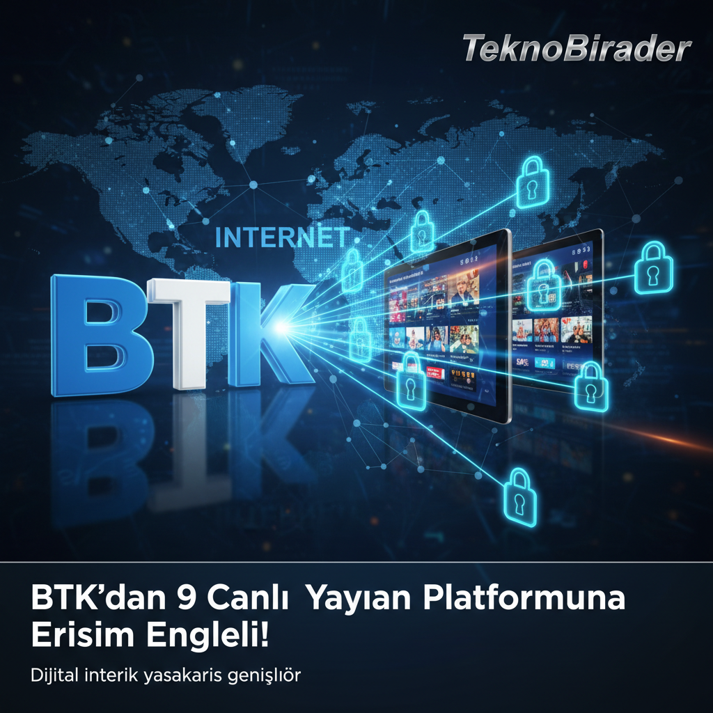BTK’dan 9 Canlı Yayın Platformuna Erişim Engeli!