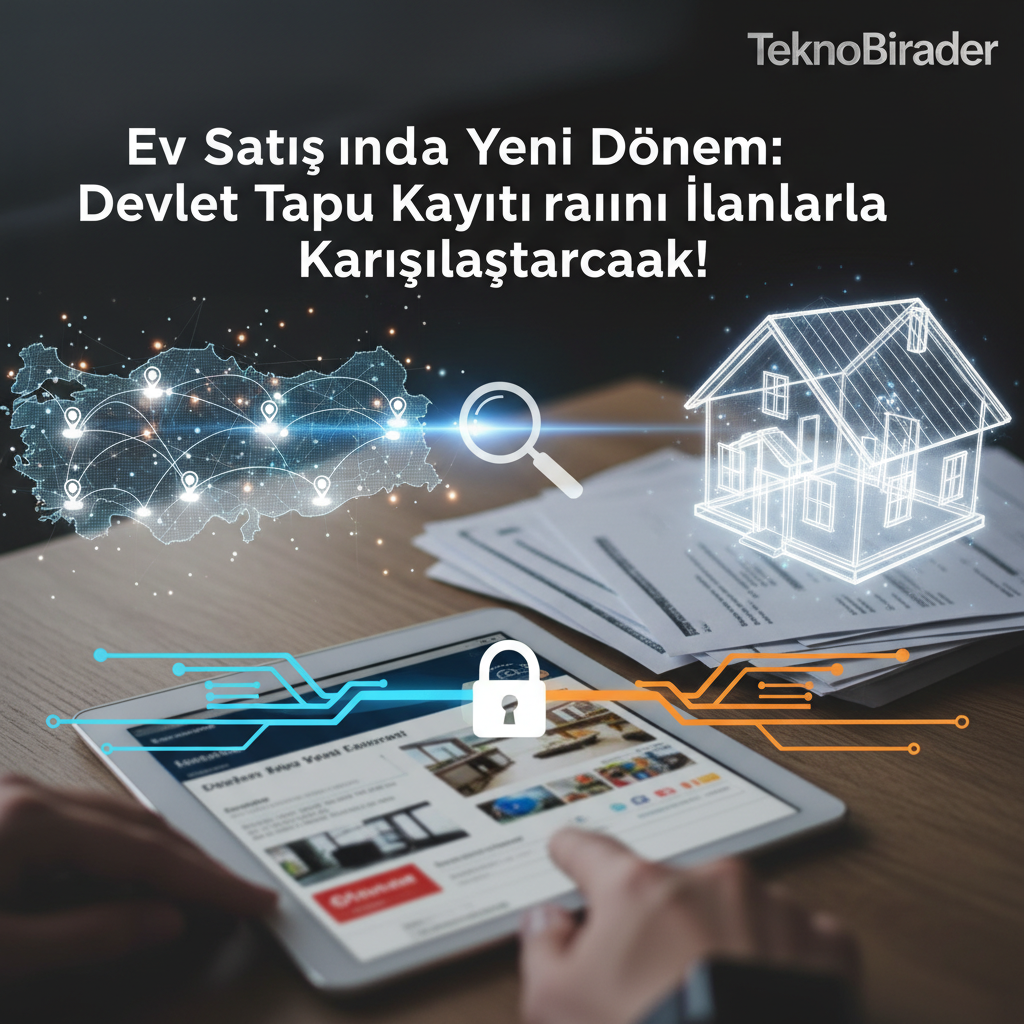 Ev Satışında Yeni Dönem: Devlet Tapu Kayıtlarını İlanlarla Karşılaştıracak!