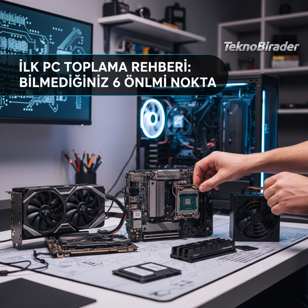 İlk PC Toplama Rehberi: Bilmediğiniz 6 Önemli Nokta