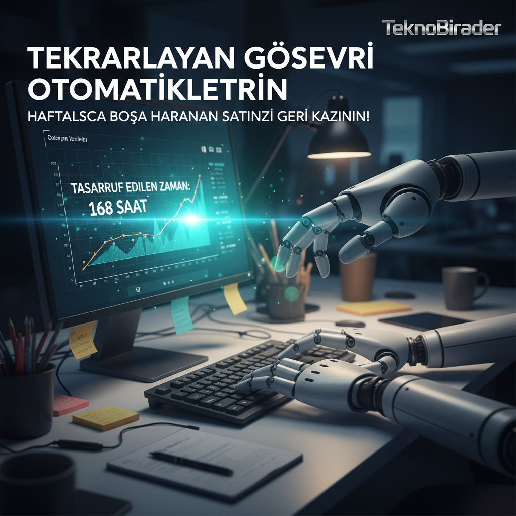 Tekrarlayan Görevleri Otomatikleştirin: Haftalarca Boşa Harcanan Saatinizi Geri Kazanın!