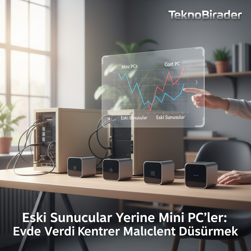 Eski Sunucular Yerine Mini PC’ler: Evde Veri Merkezi Maliyetini Düşürmek