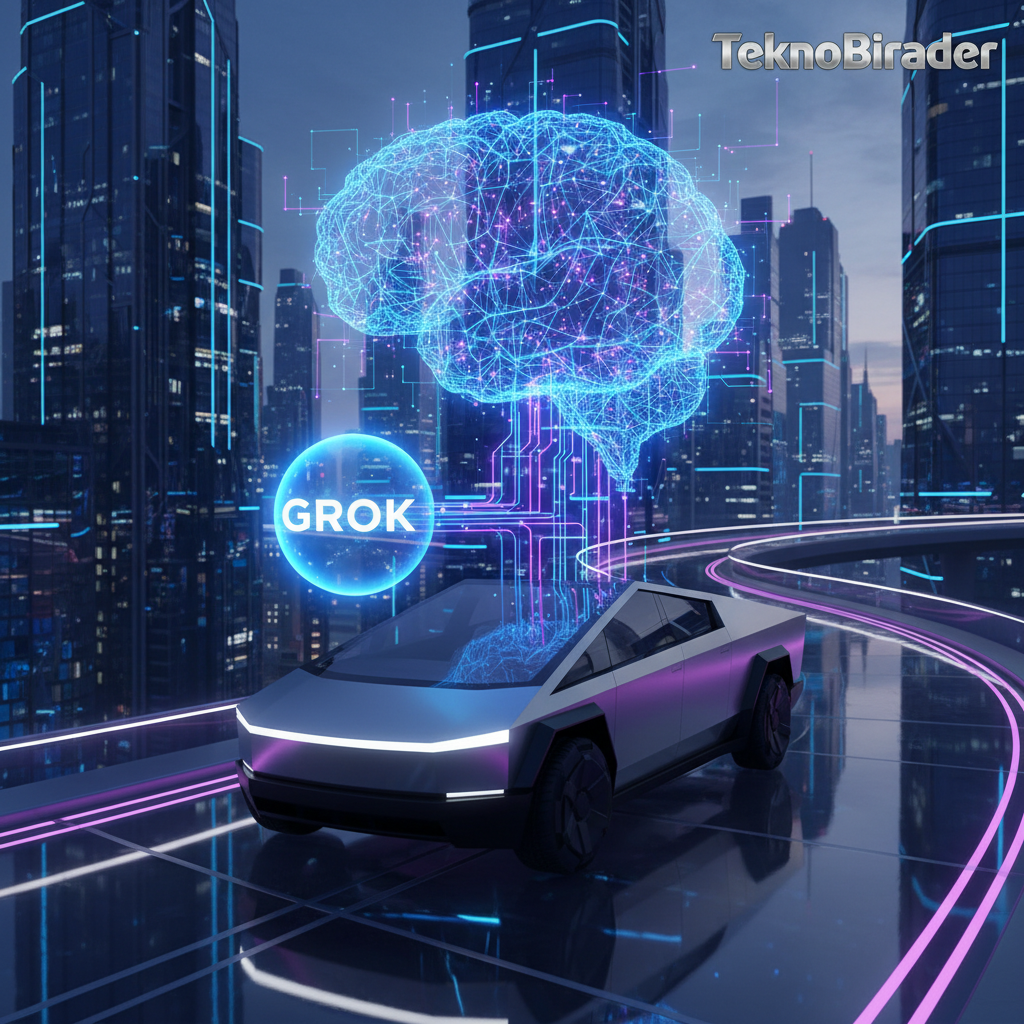 Tesla Araçlarına Yapay Zeka Odaklı ‘Grok’ Geliyor