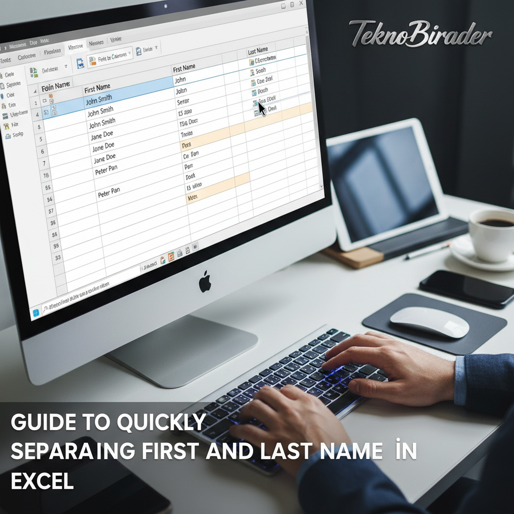 Excel’de İsim ve Soyadı Hızla Ayırma Rehberi