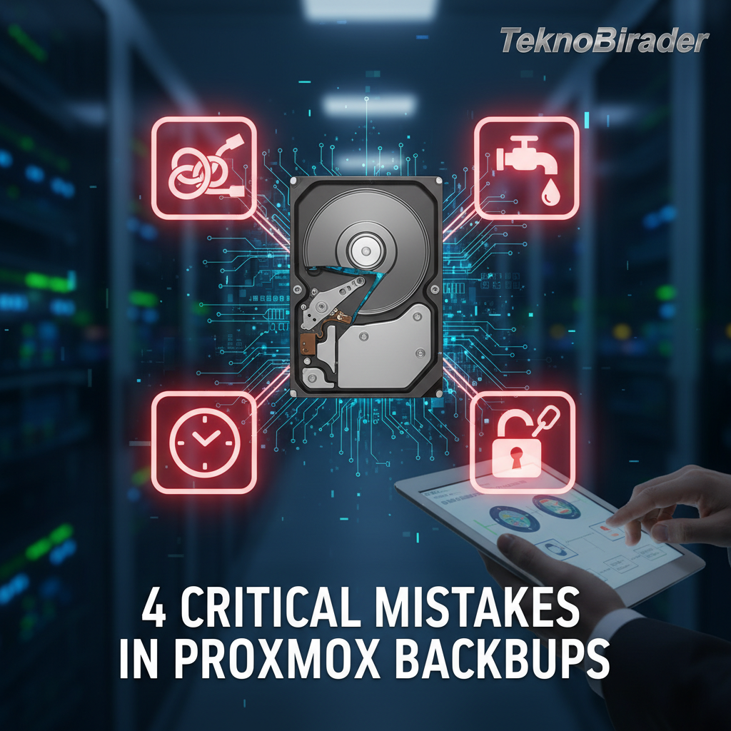 Proxmox Yedeklemelerinde Yapılan 4 Kritik Hata