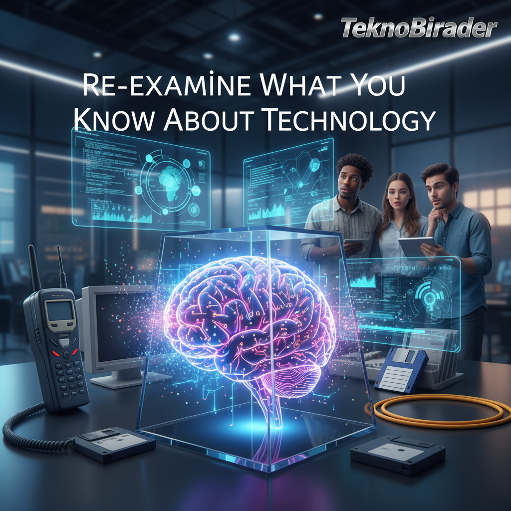 Teknoloji Hakkındaki Yanlış Bildiklerinizi Yeniden Gözden Geçirin