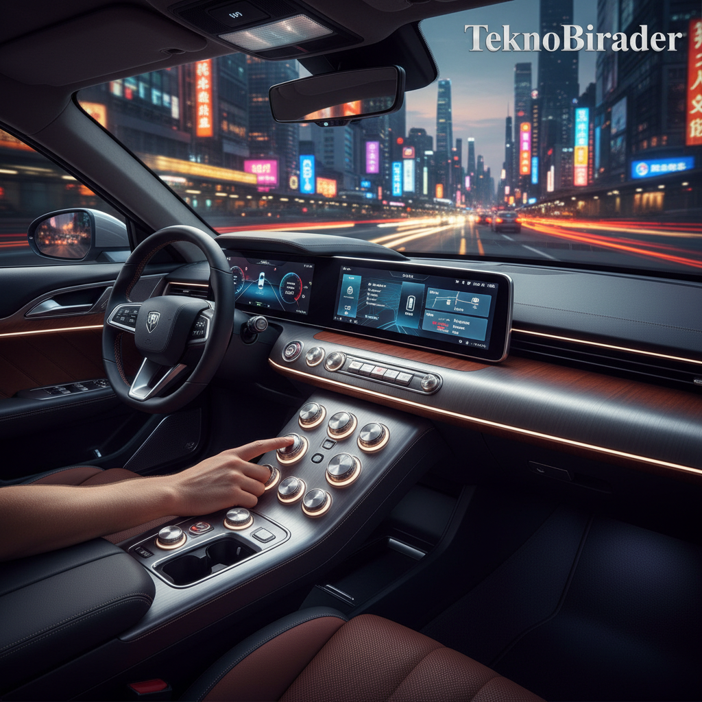 Çin’den Otomobil Sektörüne Fiziksel Düğme Dönüşü: Ekran Odaklı Tasarımın Sonu Mu Geliyor?