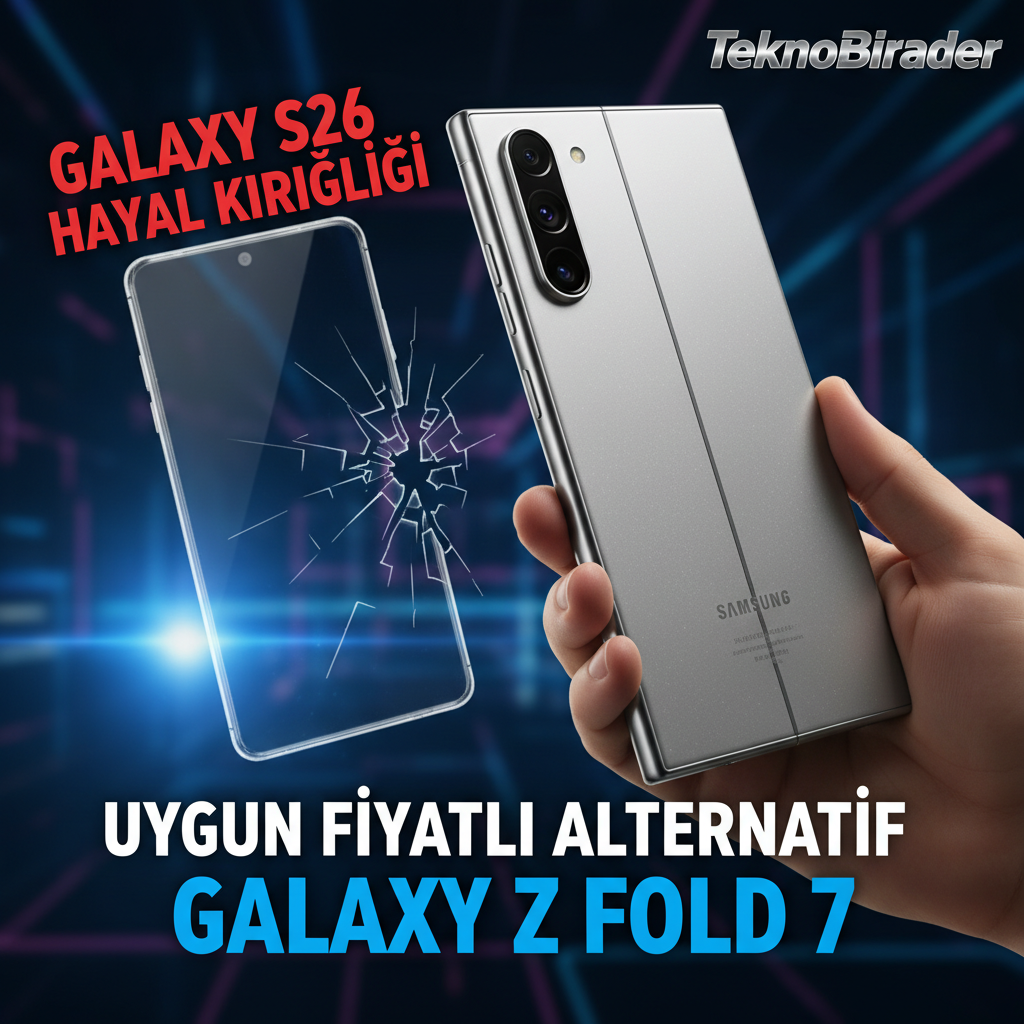 Galaxy S26 Hayal Kırıklığı Yaşatırsa Alternatif: Uygun Fiyatlı Galaxy Z Fold 7