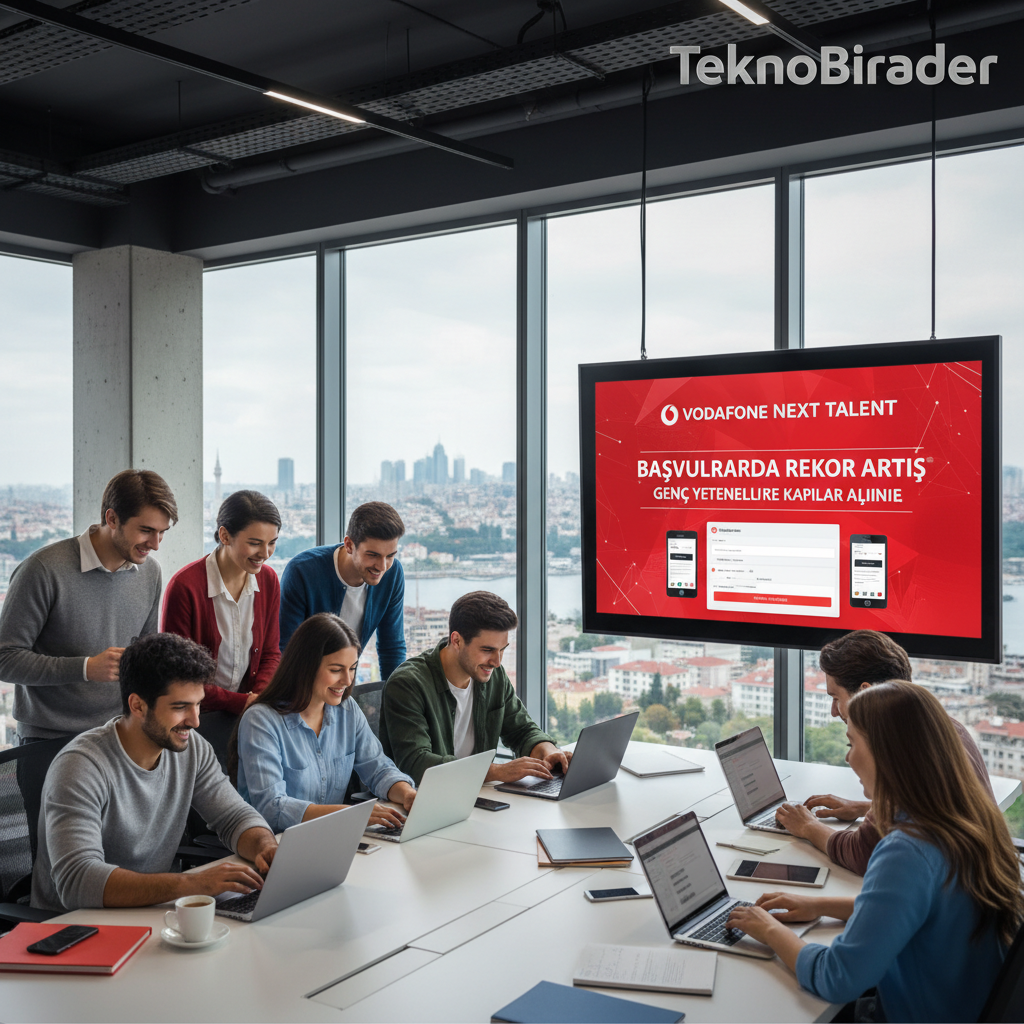 Vodafone Staj Programı Başvurularında Rekor Artış: Genç Yeteneklere Kapılar Açılıyor