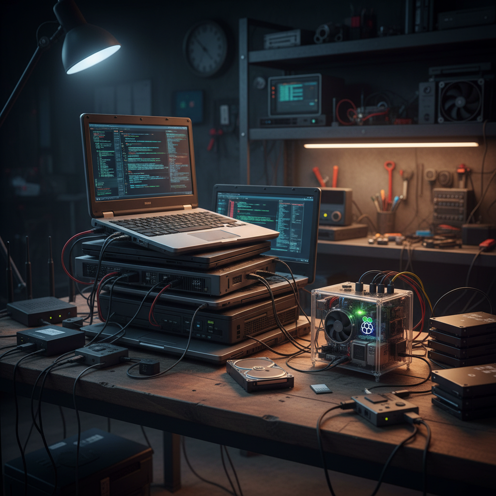 Eski Dizüstü Bilgisayarlar: Raspberry Pi’ye Karşı Ev Sunucusu Olarak Yeniden Doğuş