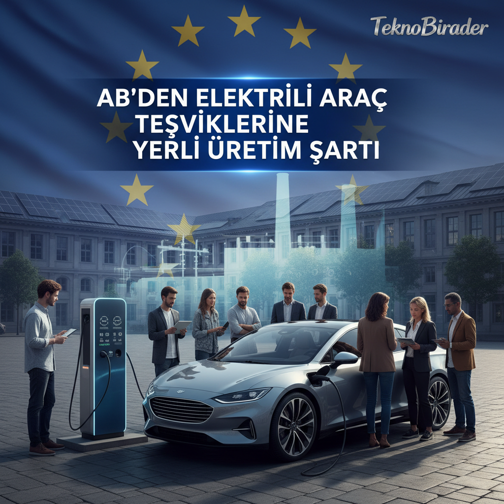 AB’den Elektrikli Araç Teşviklerine Yerli Üretim Şartı