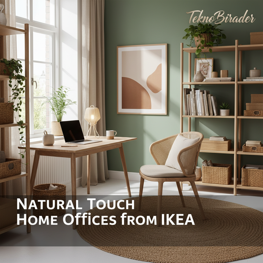 IKEA’dan Doğal Dokunuşlu Ev Ofisler