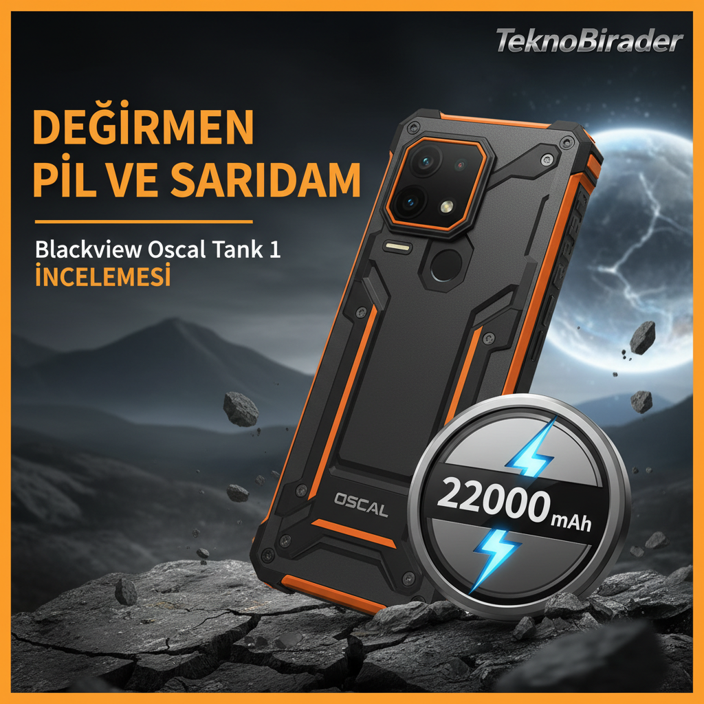 Devasa Bataryalı ve Sağlam: Blackview Oscal Tank 1 İncelemesi