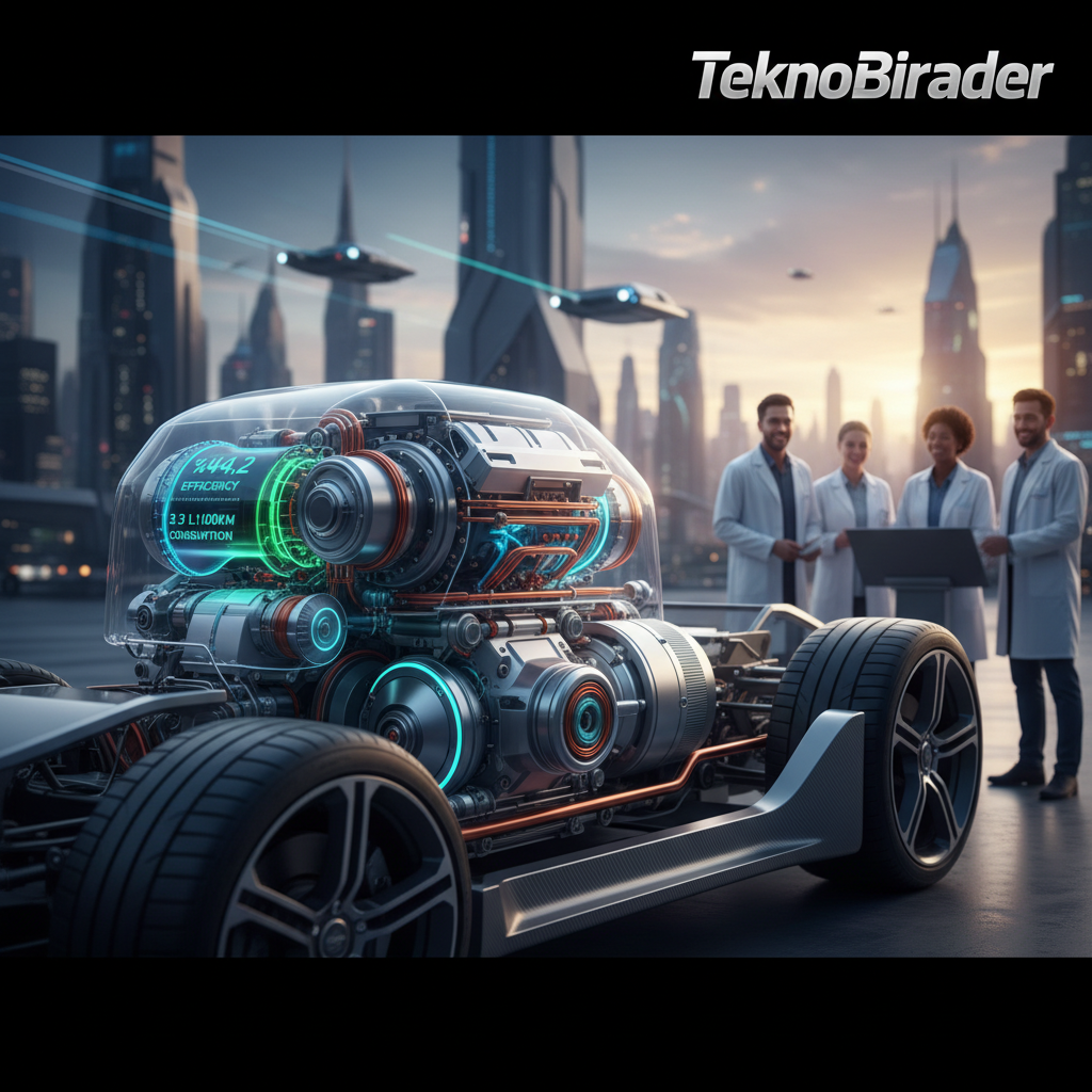 Hibrit Motorlarda Devrim: ,2 Verimlilik ve Sadece 3,3 Litre Tüketim!