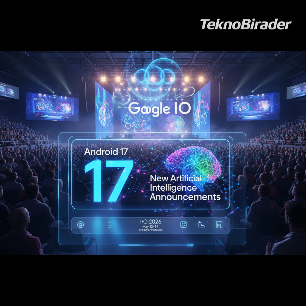 Google I/O 2026 Tarihi Belli Oldu: Android 17 ve Yeni Yapay Zeka Tanıtımları Geliyor!