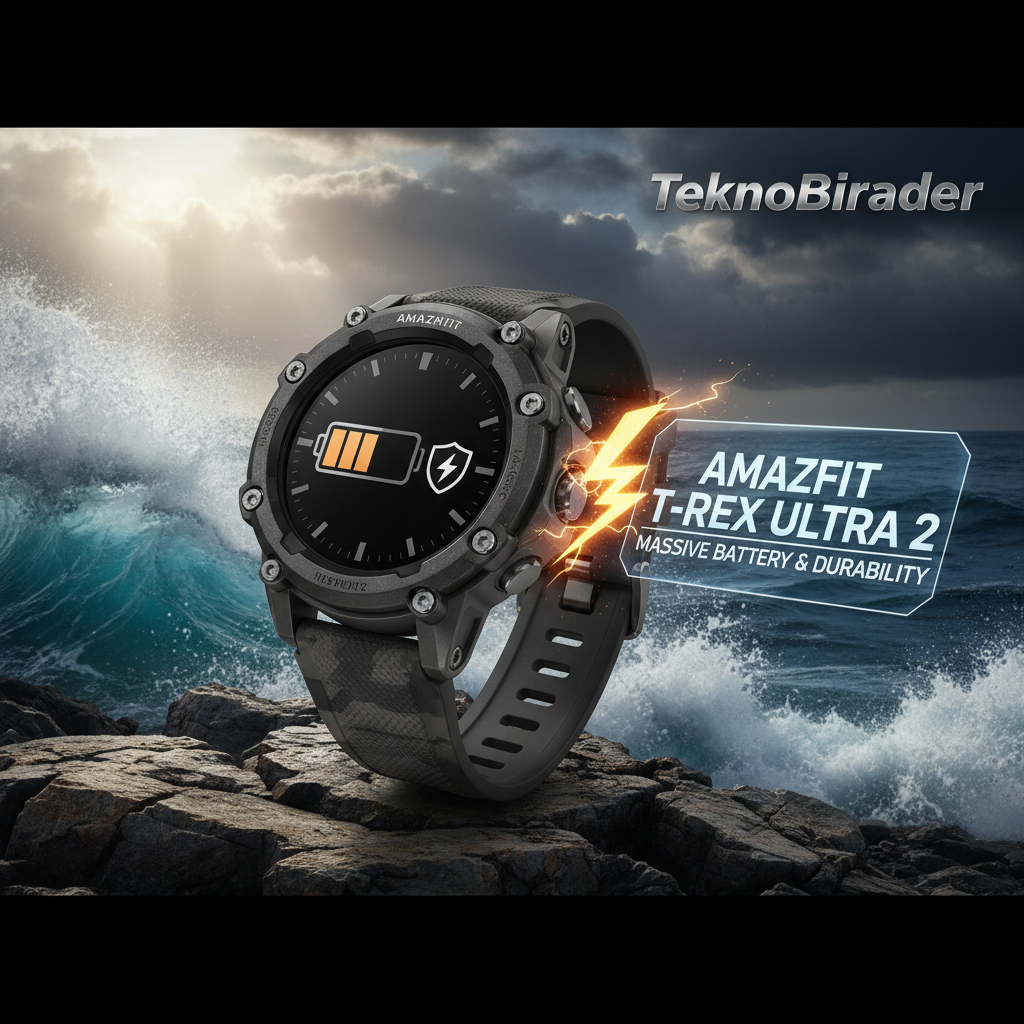Amazfit T-Rex Ultra 2 Sızıntısı: Dev Pil Ömrü ve Dayanıklılık Geliyor!