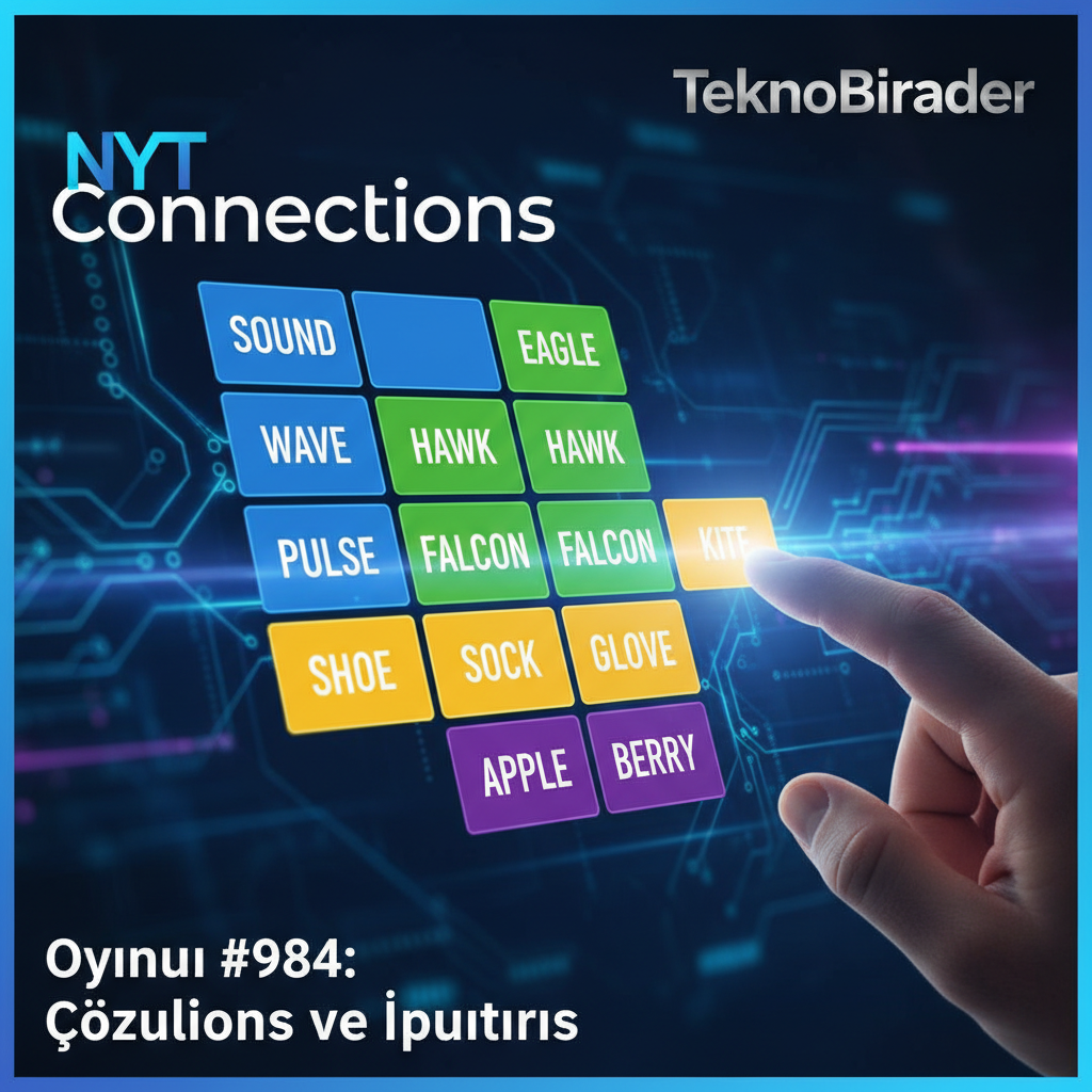 NYT Connections Oyunu #984: Çözümler ve İpuçları
