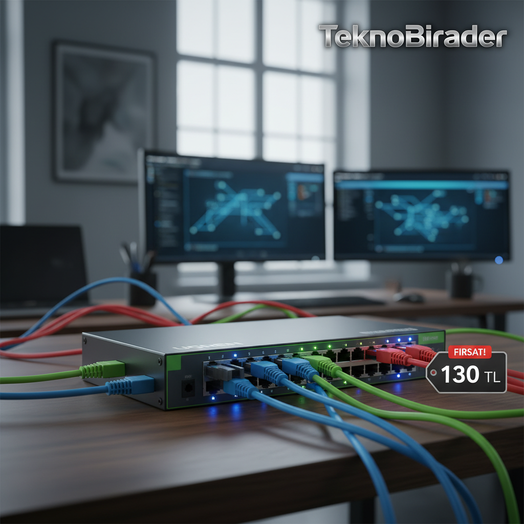 Kaçırma Fırsatı: 10 Portlu UGREEN PoE Switch Sadece 1300 TL!