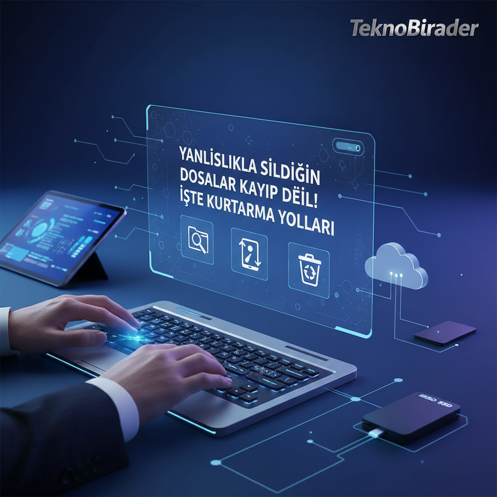 Yanlışlıkla Sildiğin Dosyalar Kayıp Değil! İşte Kurtarma Yolları