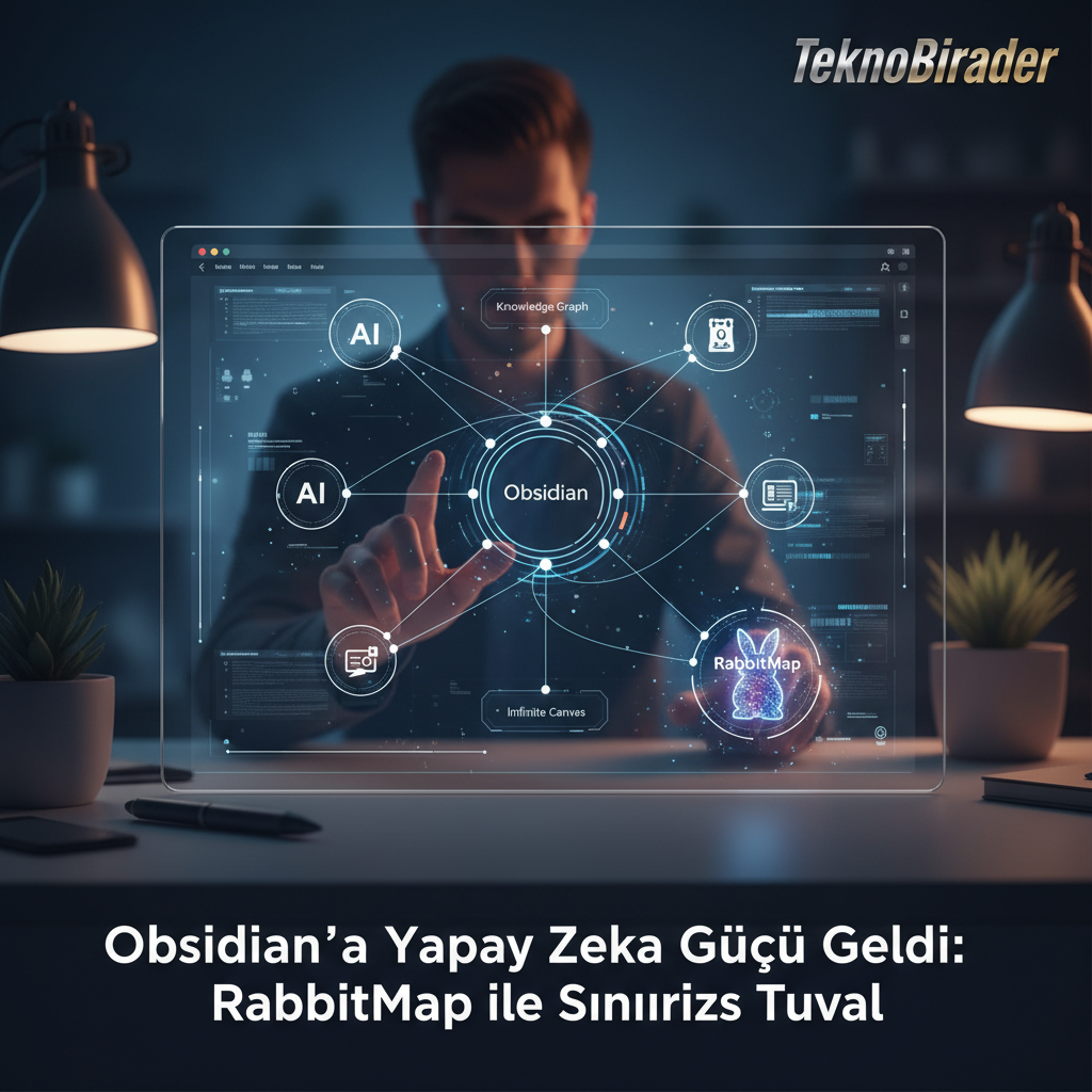 Obsidian’a Yapay Zeka Gücü Geldi: RabbitMap ile Sınırsız Tuval