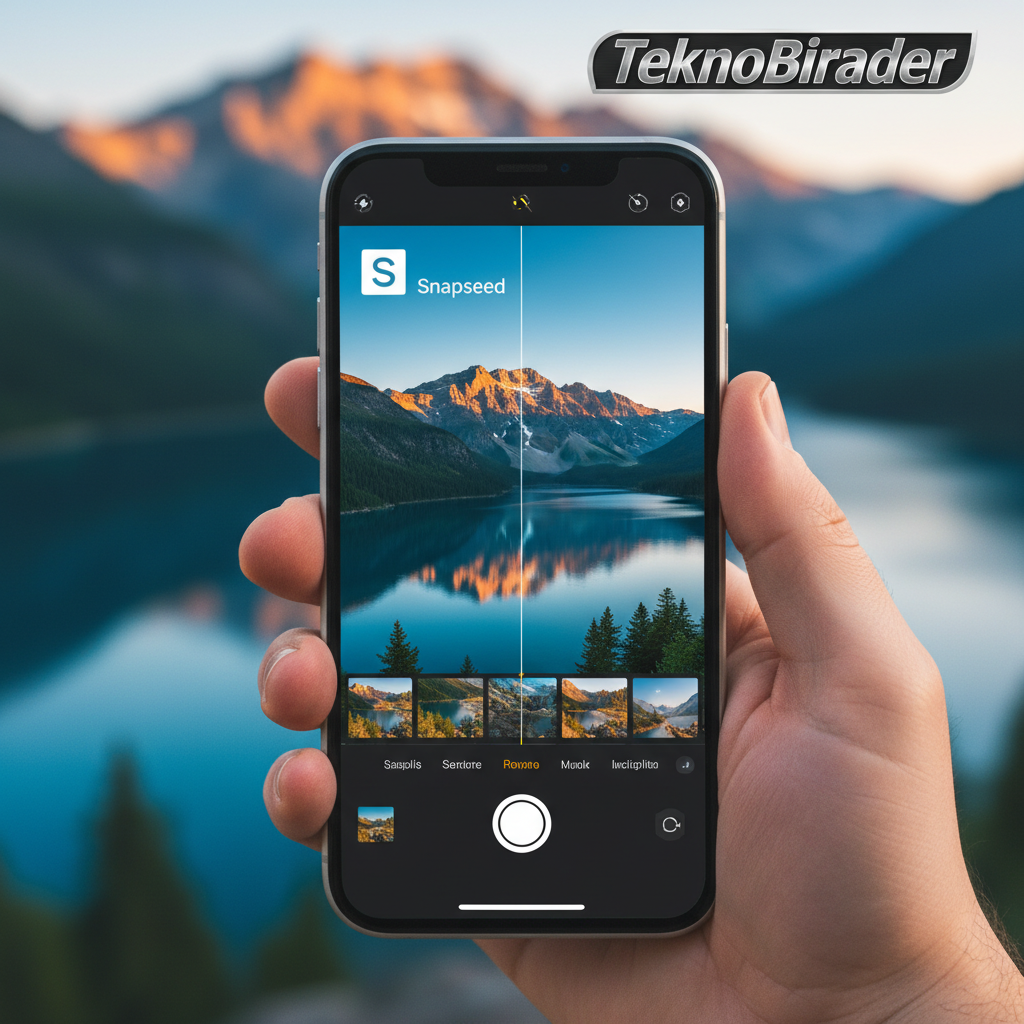 Google’dan iPhone’lara Sürpriz: Snapseed Artık Kamera Olarak Kullanılabiliyor!
