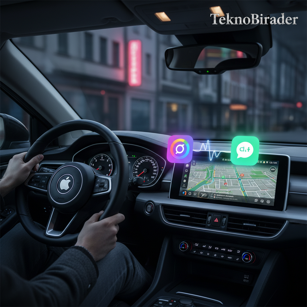 Apple CarPlay Artık Sadece Siri’ye Bağlı Değil: ChatGPT ve Gemini Geliyor!