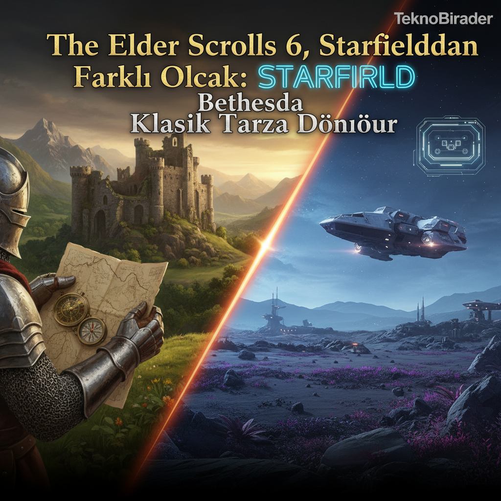 The Elder Scrolls 6, Starfield’dan Farklı Olacak: Bethesda Klasik Tarza Dönüyor