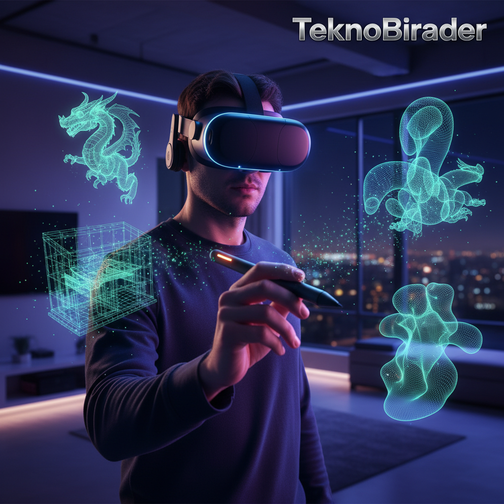 Apple Vision Pro ile 3D Çizim: Logitech Muse Deneyimi Beklediğimden Zorlu Ama Vazgeçilmez