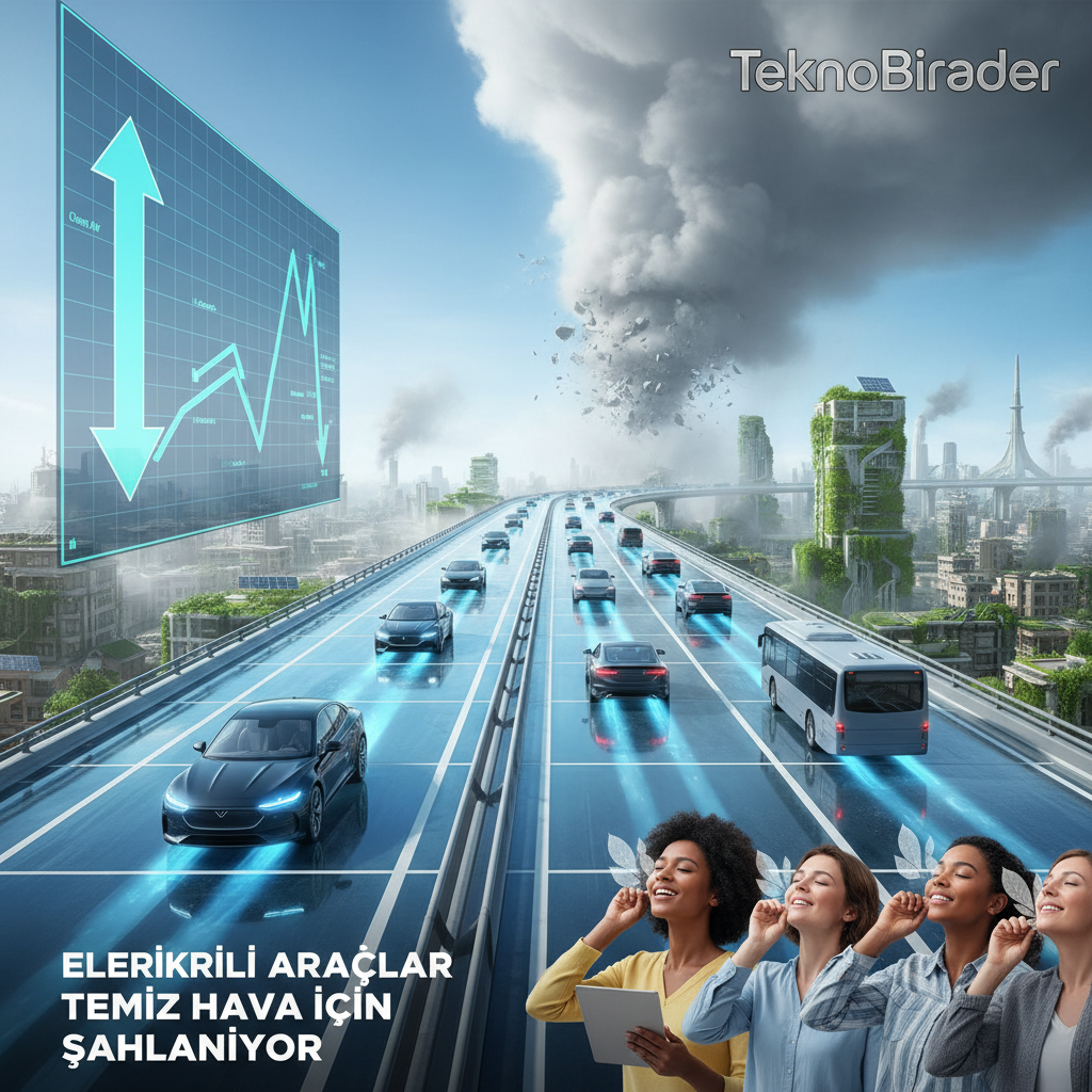 # Elektrikli Araçlar Temiz Hava İçin Şahlanıyor: Araştırma Sonuçları Nefes Kesti 💨
