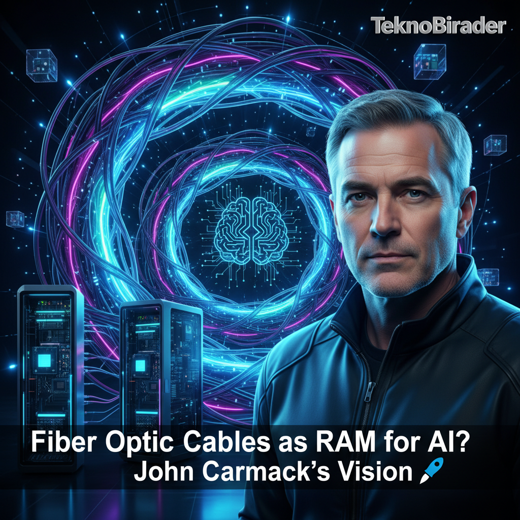 Fiber Optik Kablolar Yapay Zeka İçin RAM Olabilir mi? John Carmack’in Vizyonu 🚀