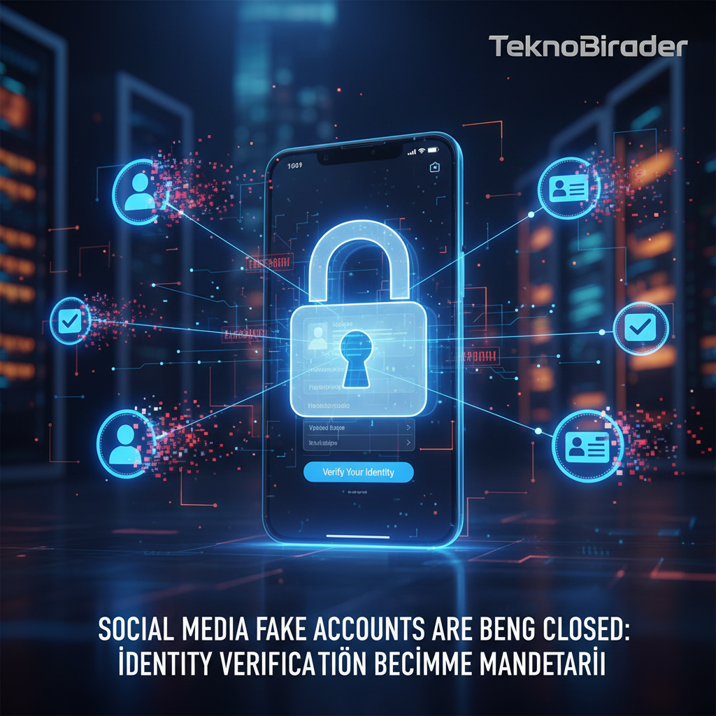 Sosyal Medyada Sahte Hesaplar Kapatılıyor: Kimlik Doğrulama Şart Oluyor