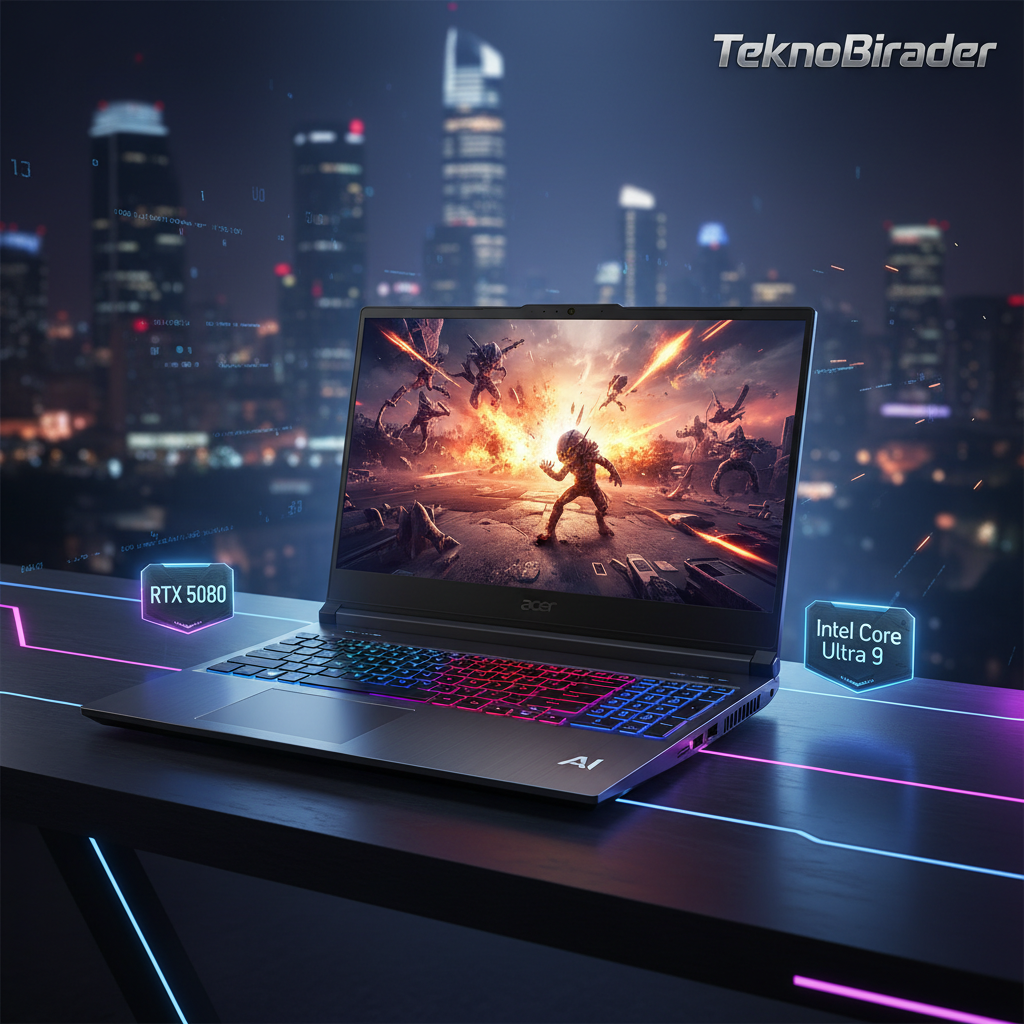 RTX 5080 ve Intel Core Ultra 9 ile Gelen Acer Predator Helios 18 AI Türkiye’de Satışa Sunuldu!