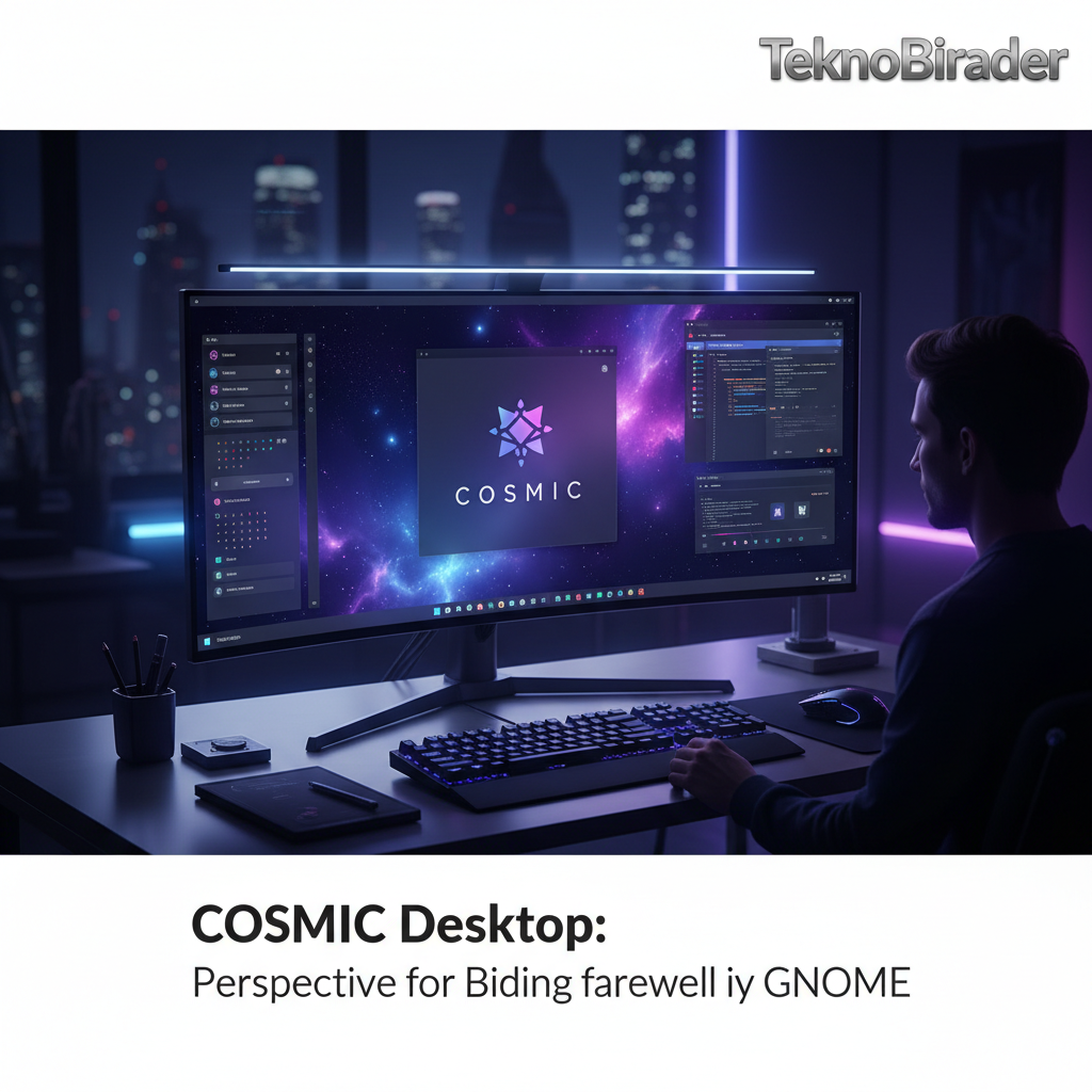 COSMIC Desktop: GNOME’a Veda Edenlere Yeni Bir Bakış Açısı