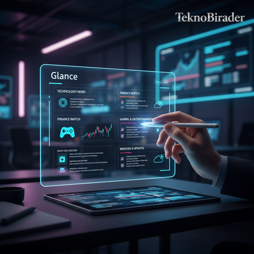 Tüm Haberlerin Tek Bir Yerde: Glance ile Kendi Kontrol Panelini Oluştur