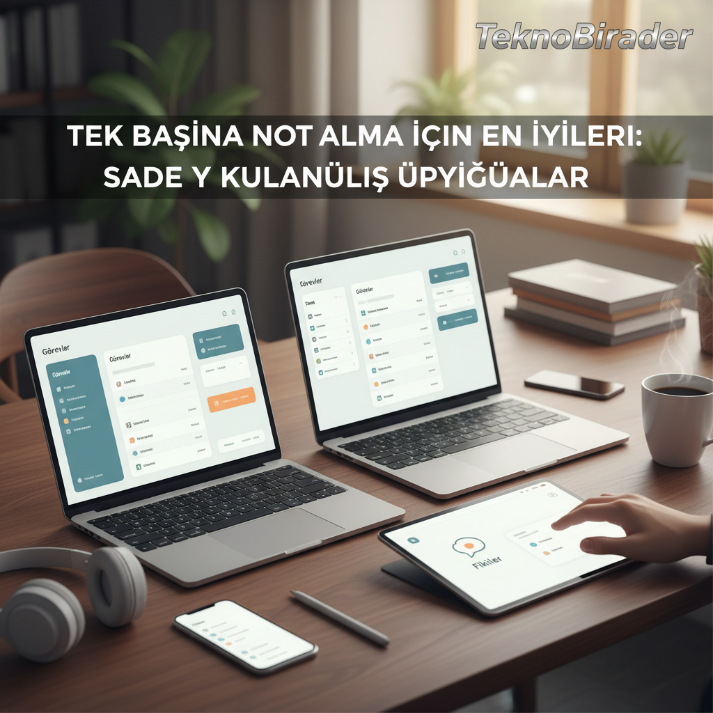 Tek Başına Not Alma İçin En İyileri: Sade ve Kullanışlı Uygulamalar