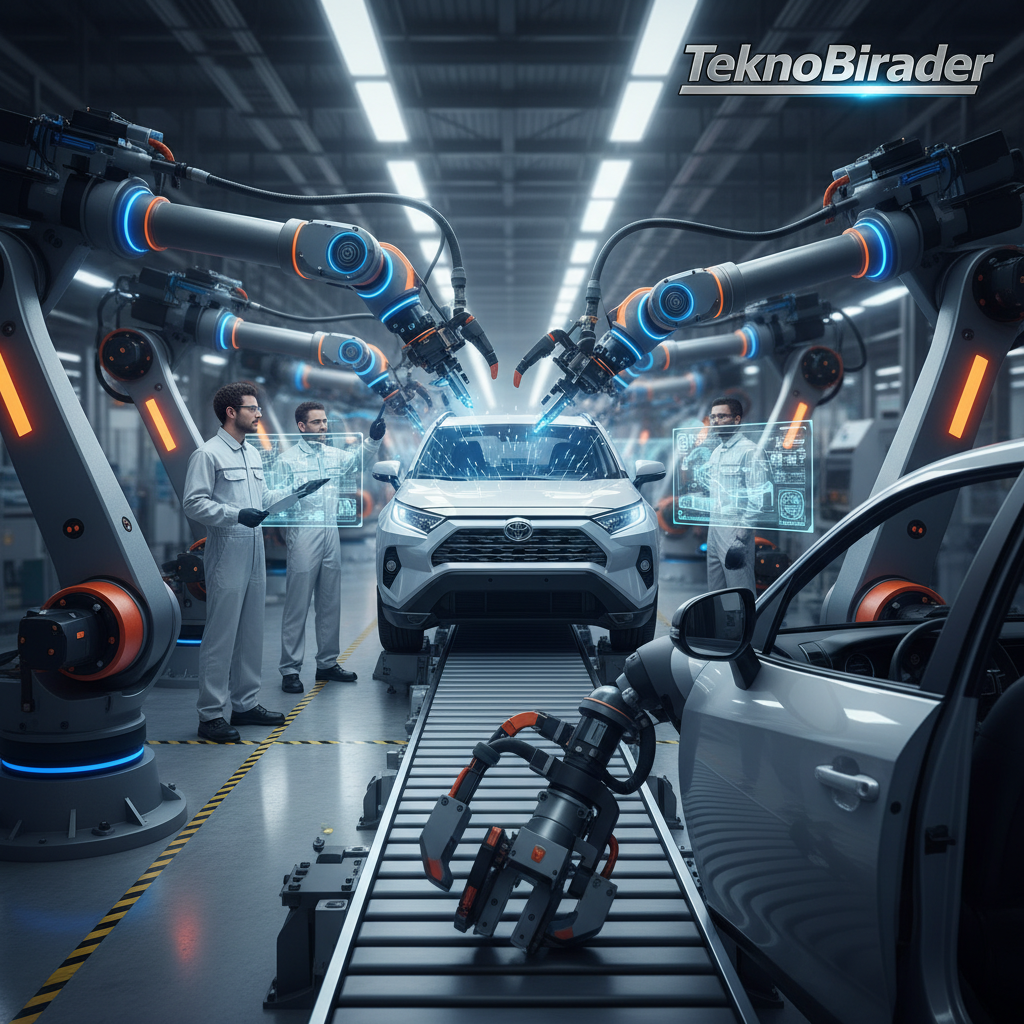 Toyota Üretim Hattına Robot Eli: RAV4 Fabrikası Otomasyona Geçiyor