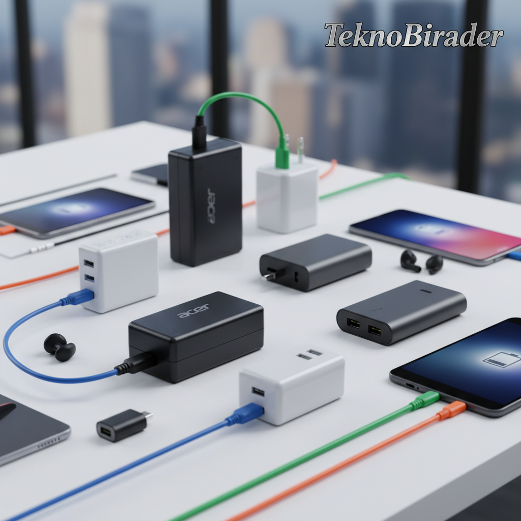 Cebini Yakmadan Cihazlarını Doldur: Acer’dan Kaçırılmayacak Şarj Aleti İndirimi!