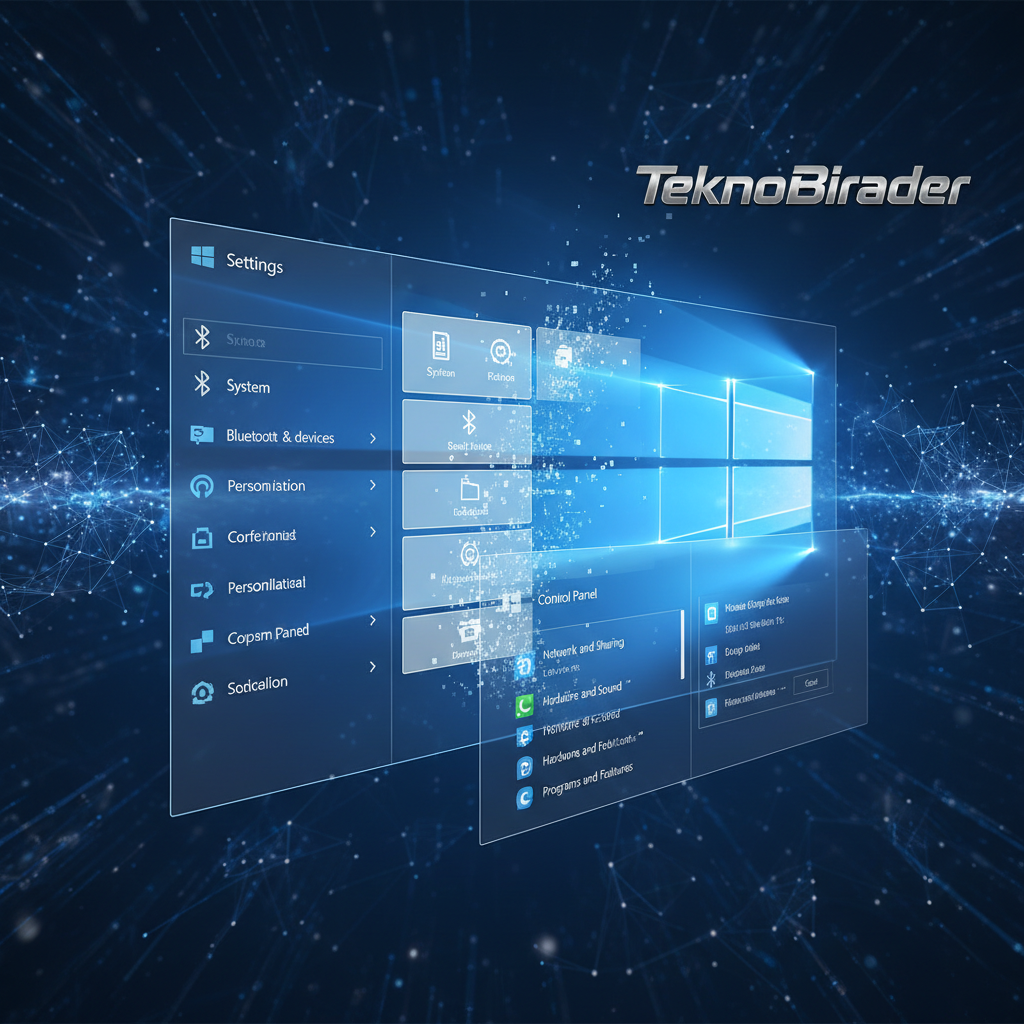 Windows Ayarlar Menüsü Kontrol Paneli’ni Yutuyor
