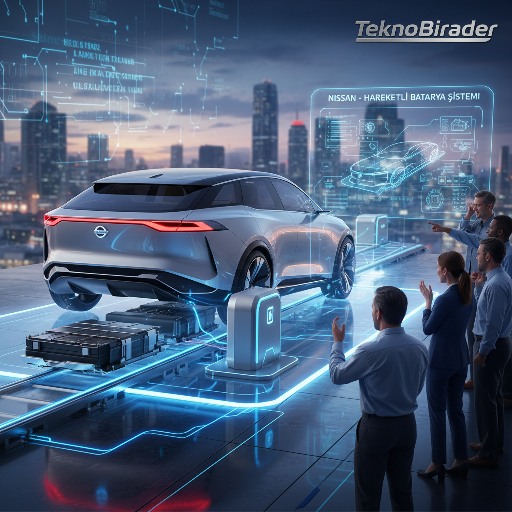 Nissan’dan Devrim Yaratan Fikir: Elektrikli Araçlarda Hareketli Batarya Sistemi!